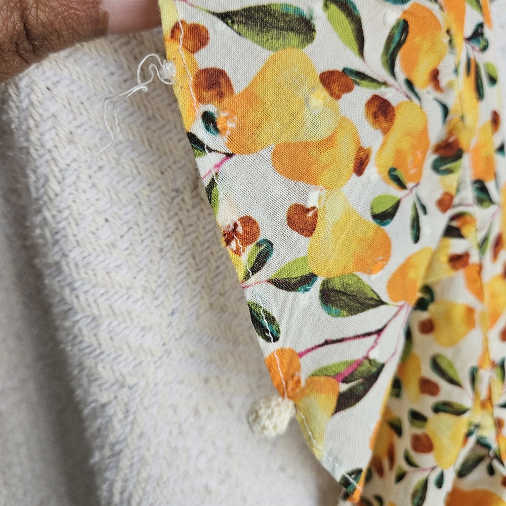 Farm Rio Cashew Crossed Back Maxi Dress Large - Picture 8 of 9